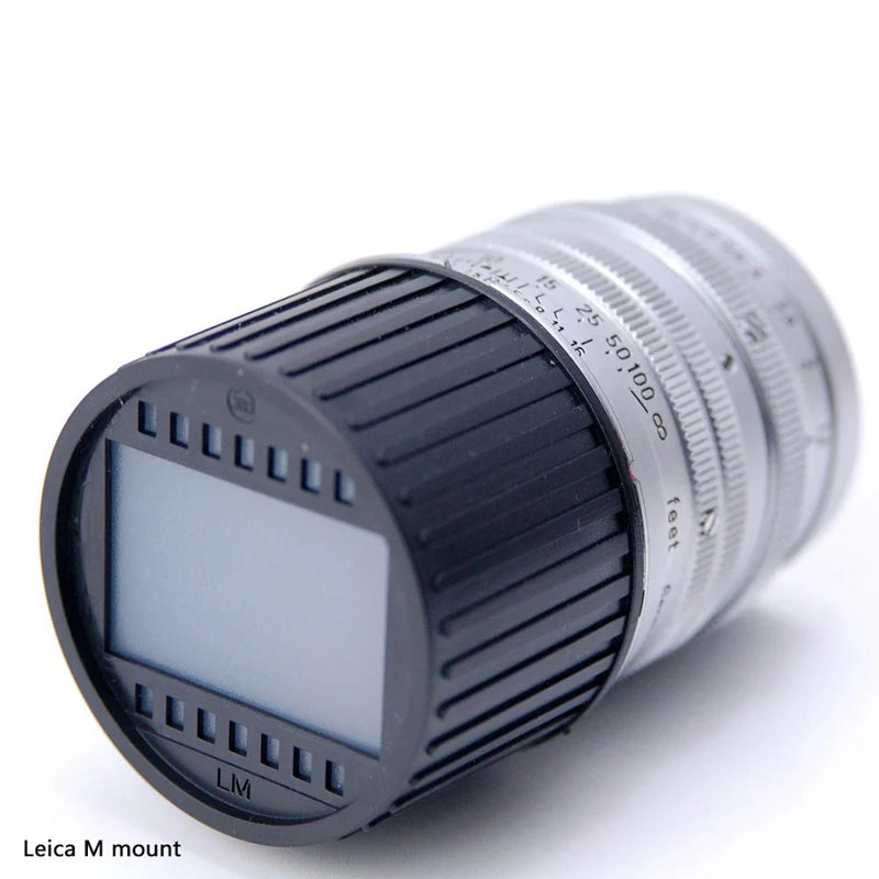 Lente de câmera - para câmeras E-mount - Tampa de proteção de lente de visualização ao vivo - Imagem engraçada e divertida - Para a tampa traseira da lente para câmeras M-mount