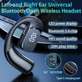 Sem fio Headset 180° Rotation Ajustável Left Right Open Bluetooth...