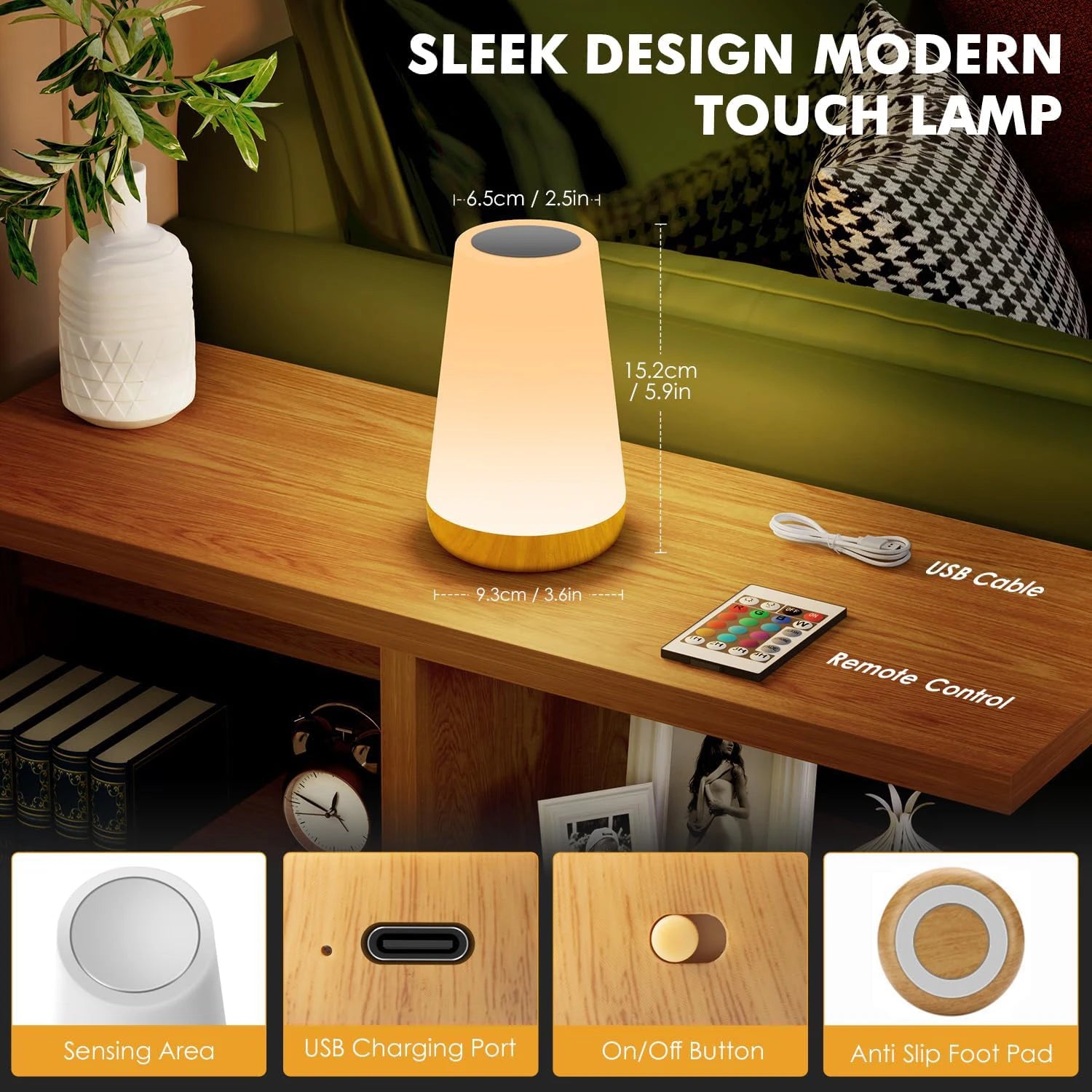 WonderNest S-Shape LED Night Light USB 1pc