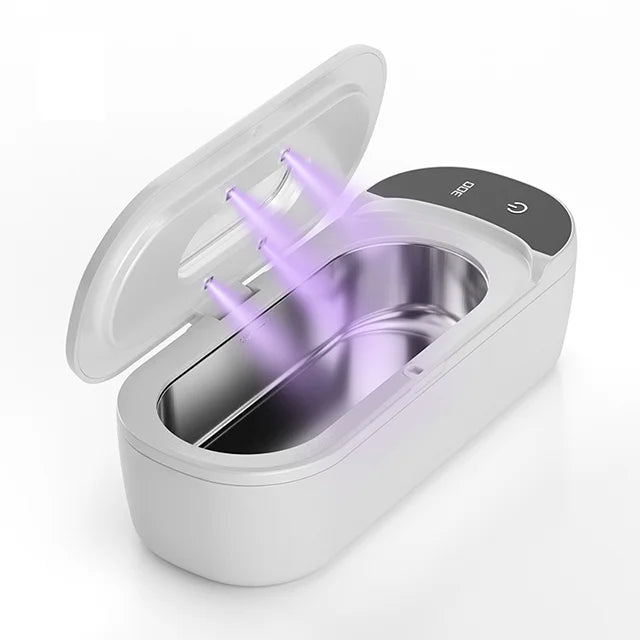 KUNPHY Powerful Cleaner 400ML 24W 48kHz Dental Ultrasonic Fast UV Clean Jewelry Jewelry Adjustable Cleaning Machine Household
