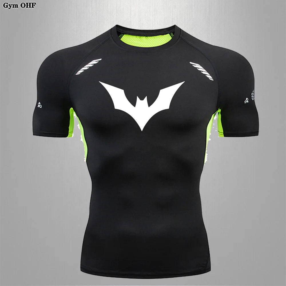 Camiseta Compressão Masculina Spider — Performance e Visual Único