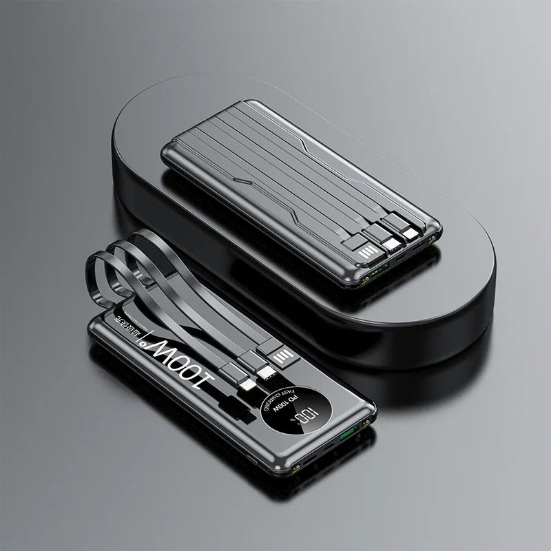 Power Bank 20000mAh 100W Super Fast Charging Portable