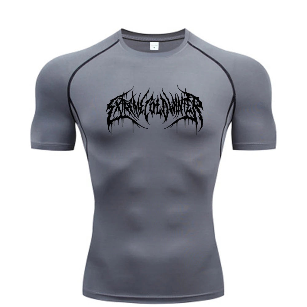 Camiseta Bodybuilding Masculina — Compressão e Estilo na Academia