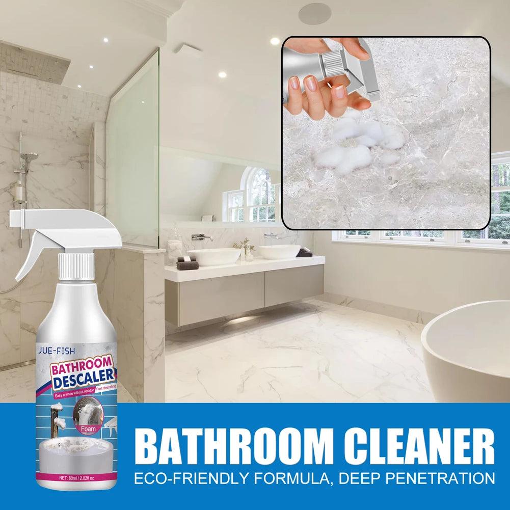 1/2Pcs Bathroom Stubborn Stains Cleaner Spray Quickly Remove Stubborn Stains Cleaner Powerful Stains Remover for Bathtub Toilet