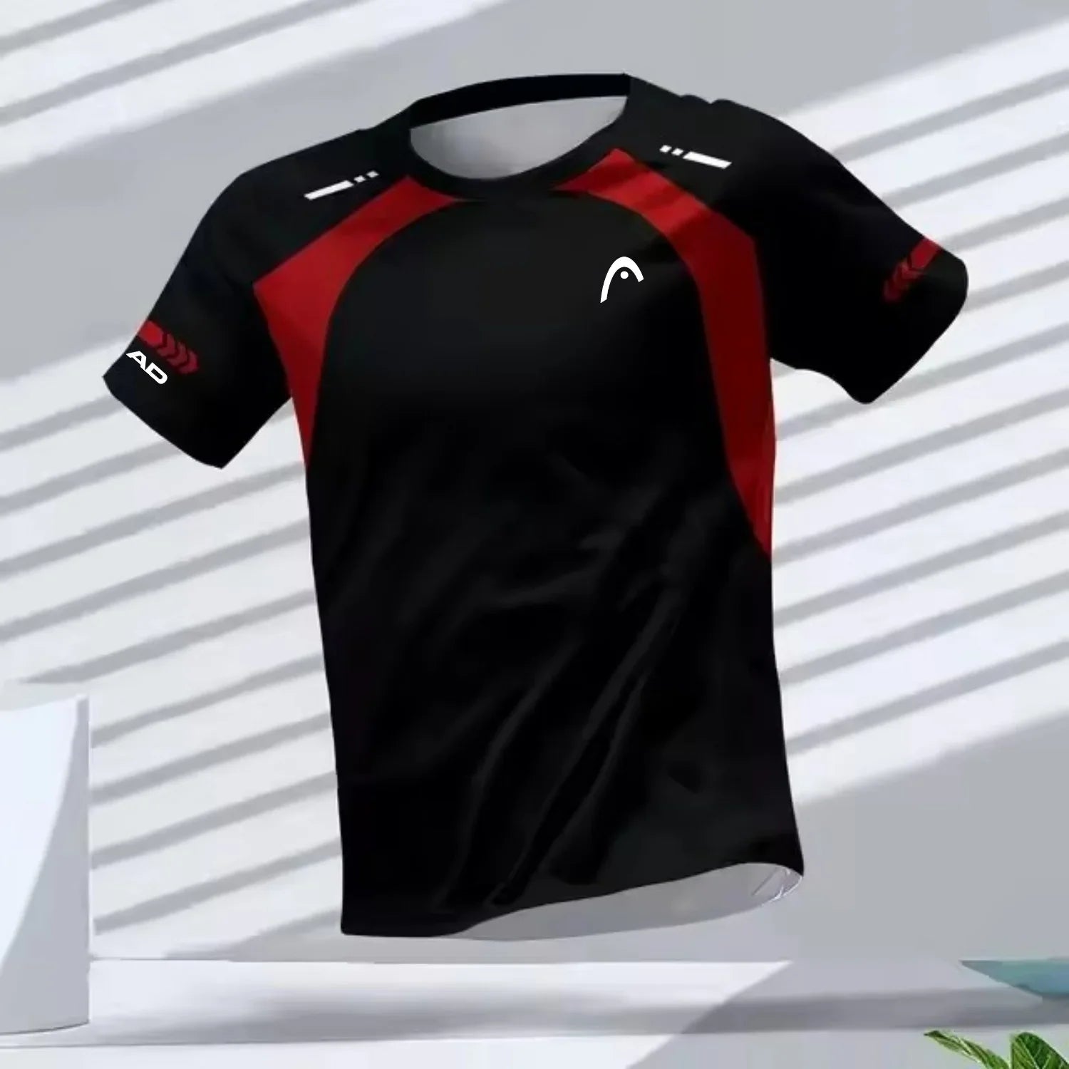 Camisetas Masculinas Esportivas para Corrida ao Ar Livre Treino Secagem Rápida Respirável Gola Redonda Manga Curta Casual Fashion Solta