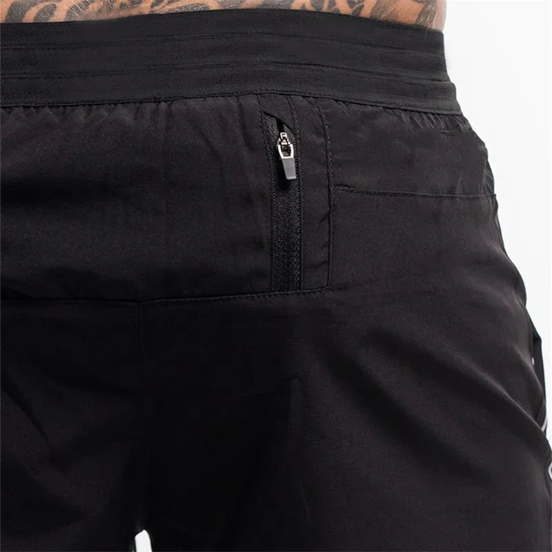 Brand Men Fitness Bodybuilding Gyms Workout Shorts Man Summer Male...