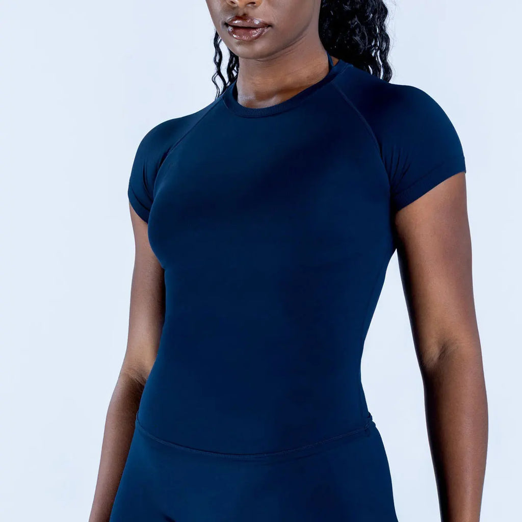 Top Fitness Sem Costura Feminino — Liberdade de Movimento