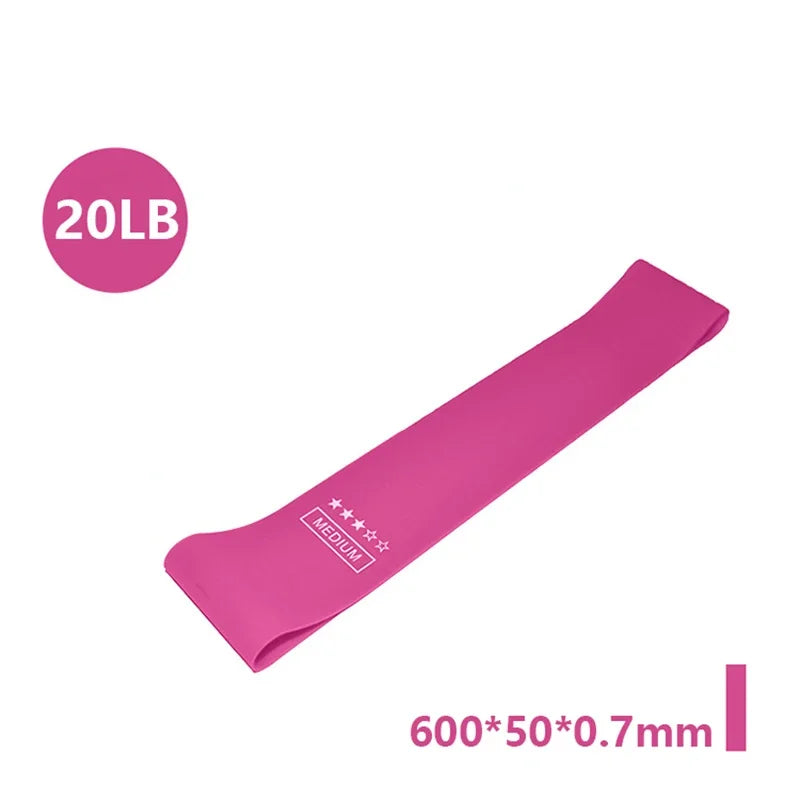 Equipamento de Treino Portátil Elástico de Borracha Faixas de Resistência Yoga Academia Goma Elástica Força Pilates Crossfit Mulheres Peso Esportes
