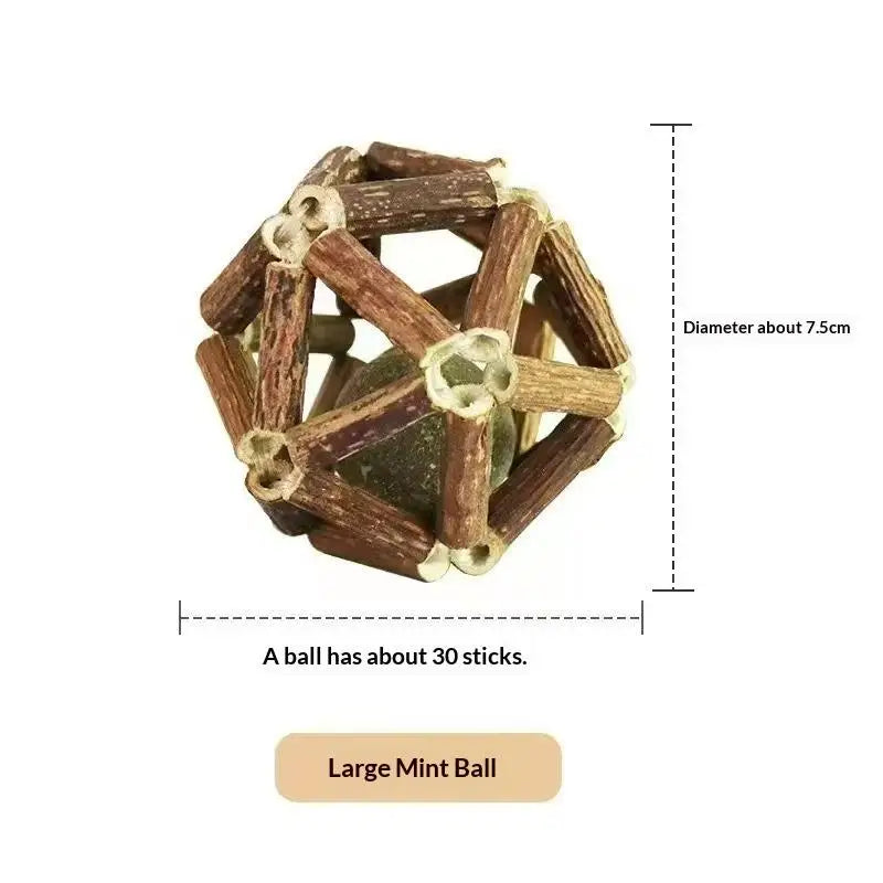 NOVO 1/2 Peças Brinquedos para Gato Feitos de Polygonum Odoratum Nó Cístico de Inseto Corda de Sisal Raffia Brinquedos para Limpeza de Dentes Varas Provocadoras para Gatos