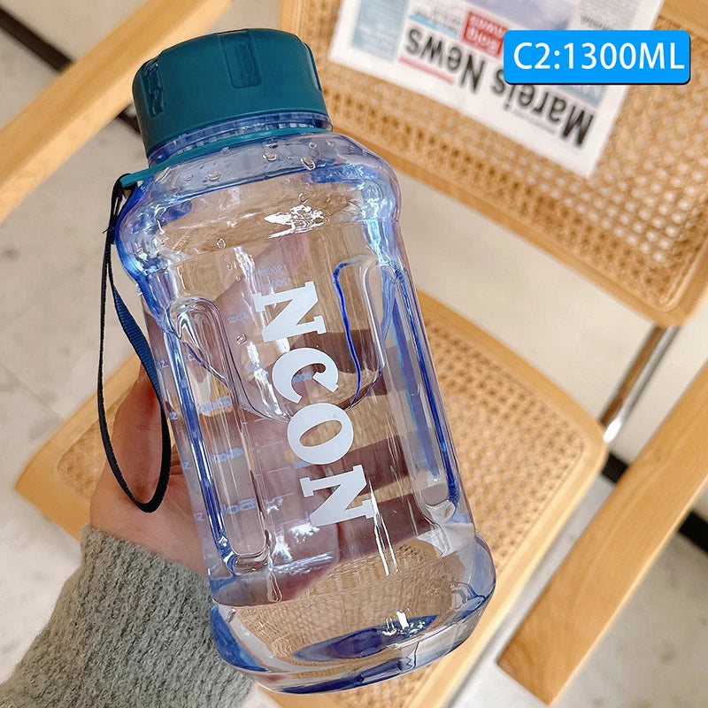 Large Capacity2500/1700ML Water Bottle With Straw Lid Sports Gym Water Kettle For Camping Travel BPA Free Drinking Bottles