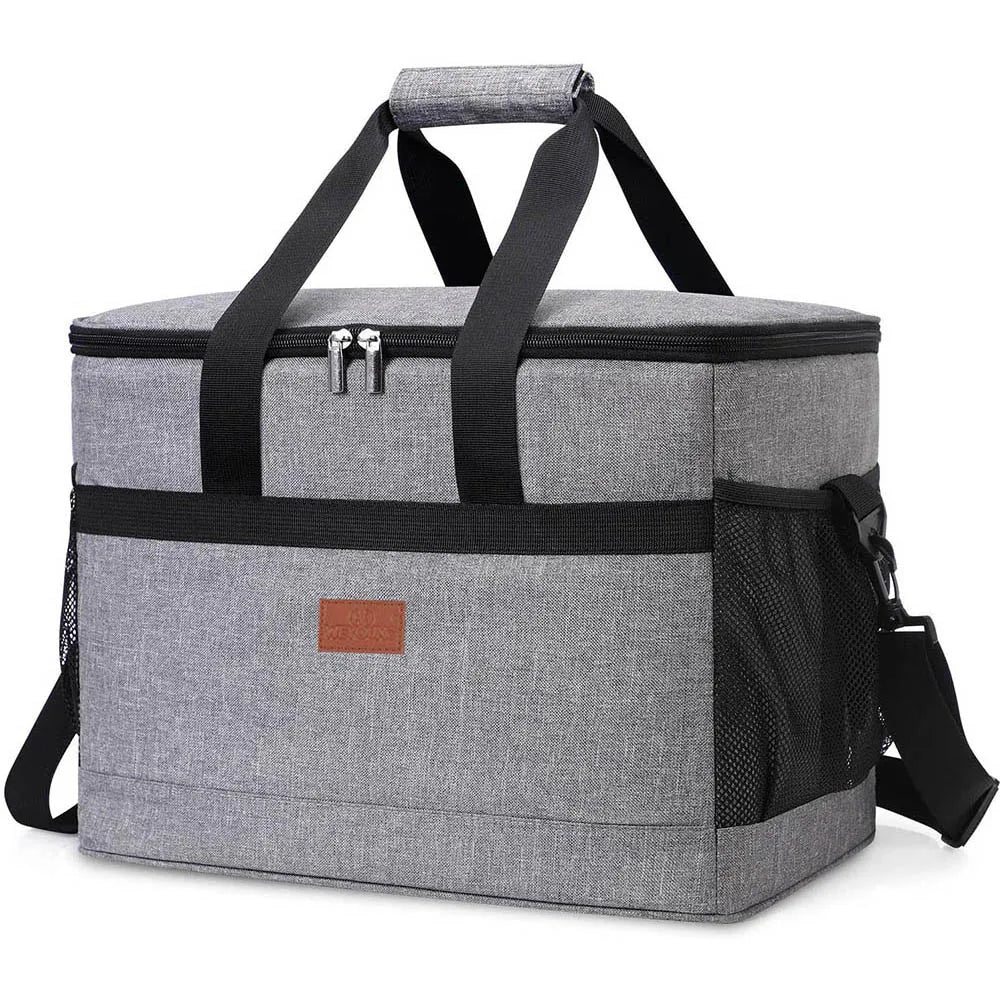 35L Large Capacity Collapsible Cooler Bag Insulated Picnic Lunch...