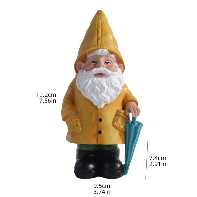 WonderNest Garden Gnome Statue Outdoor Decor