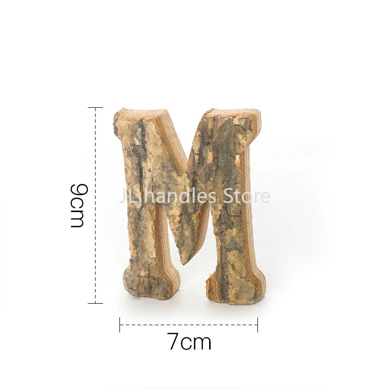 WonderNest Letras e Números de Madeira para Decoração DIY