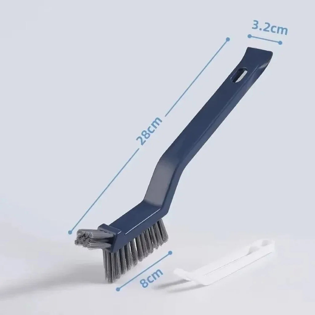 Escova de Limpeza Eficaz para Cantos e Frestas - Escova de Limpeza Multiuso 2 em 1 para Banheiro e Azulejos