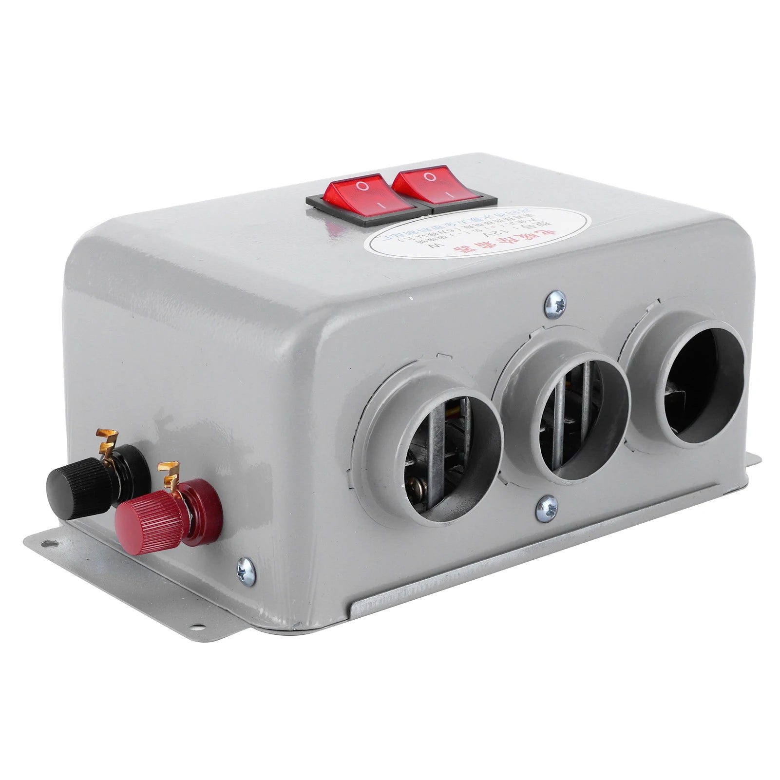 12V Car Heater Auto Warming Car Heater Compact Car Heater 3 Hole 400W‑600W Winter Fast Heating Warmer Frost Removing Low Noise