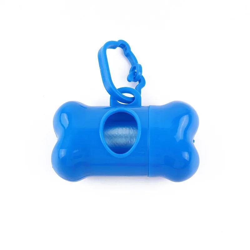 1/2/3/4/10pcs Bone Shaped Pet Garbage Bag Dispenser for Dogs Carrying Cleaning Supplies When Going Out