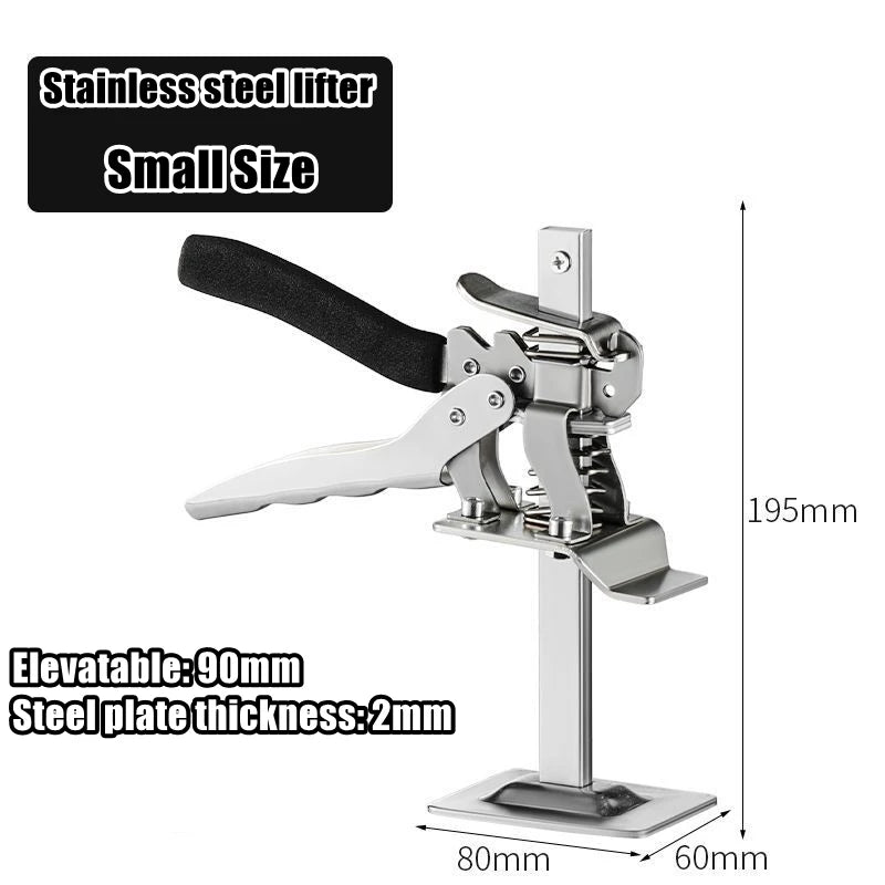 Labor Saving Arm Jack Elevator 12 Inch Drywall Lift Wall Tile Locator 0-145 mm Height Adjuster Multi-Function Cabinet Jack Board