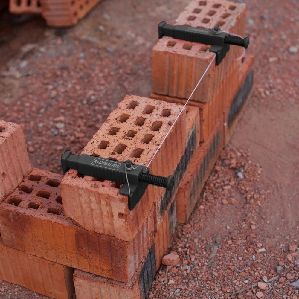2-6pcs Gaveta de Fio para Assentamento de Tijolos Forro de Tijolos Parede de Tijolos Construtor de Fio Ferramenta de Construção Niveladores Corredor