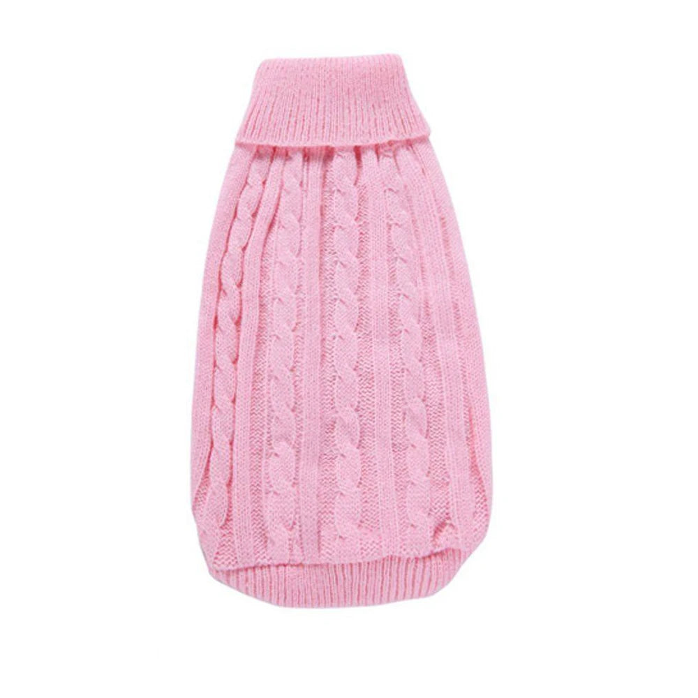 Colete Suéter de Tricô Quente de Inverno com 2 Pernas para Cães Salsicha Colete Sem Mangas de Cor Sólida para Cães Dachshund Casaco Macio para Dachshund Pequeno e Médio