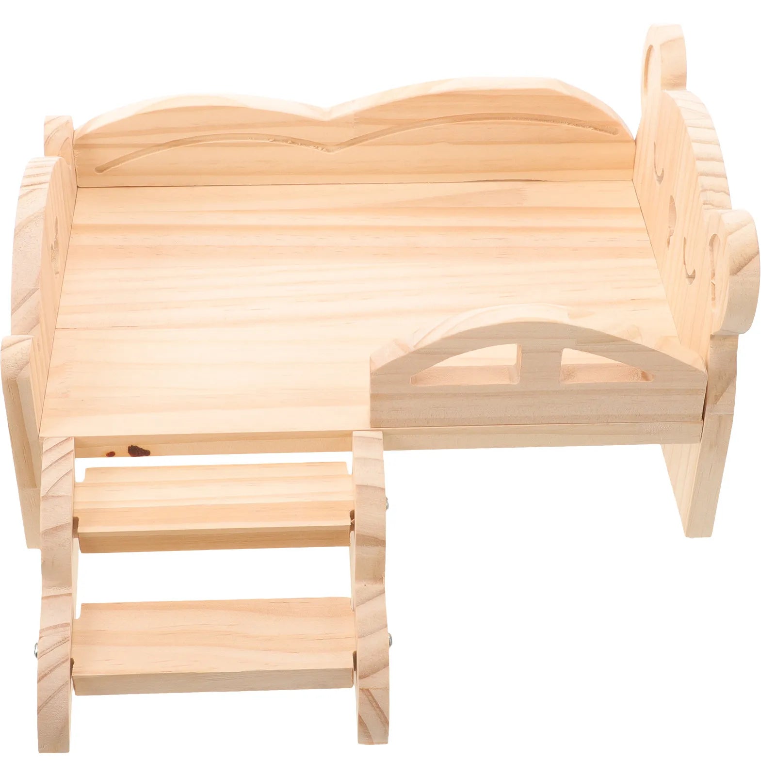 Pet Bed Wooden Small Dwarf Hamster Guinea Pig Chinchilla Rabbit Gerbil Sturdy Durable Safe Long Lasting Easy Assemble