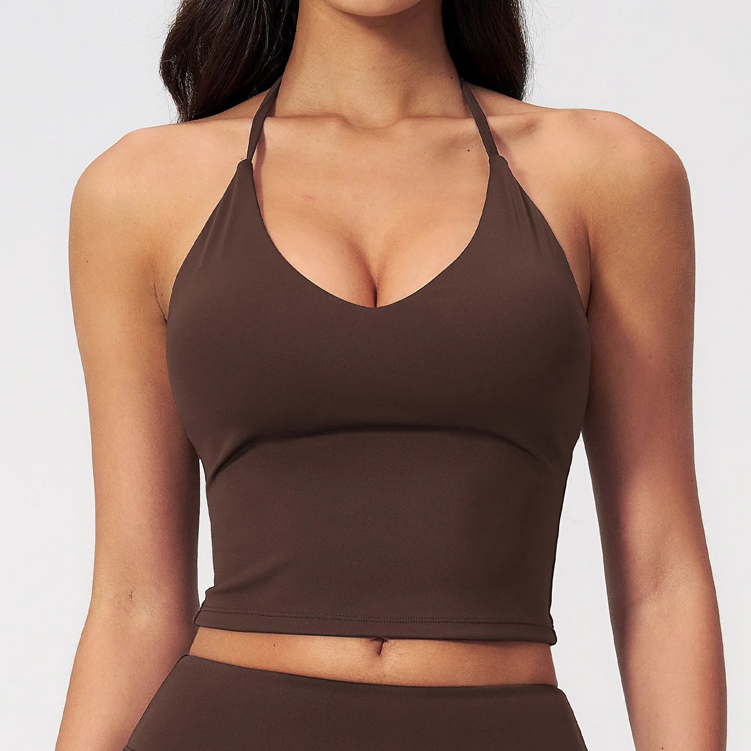Roupa de academia feminina Regata esportiva feminina Roupa de academia justa com bojo Regata de yoga emagrecedora Top esportivo feminino Roupa de treino