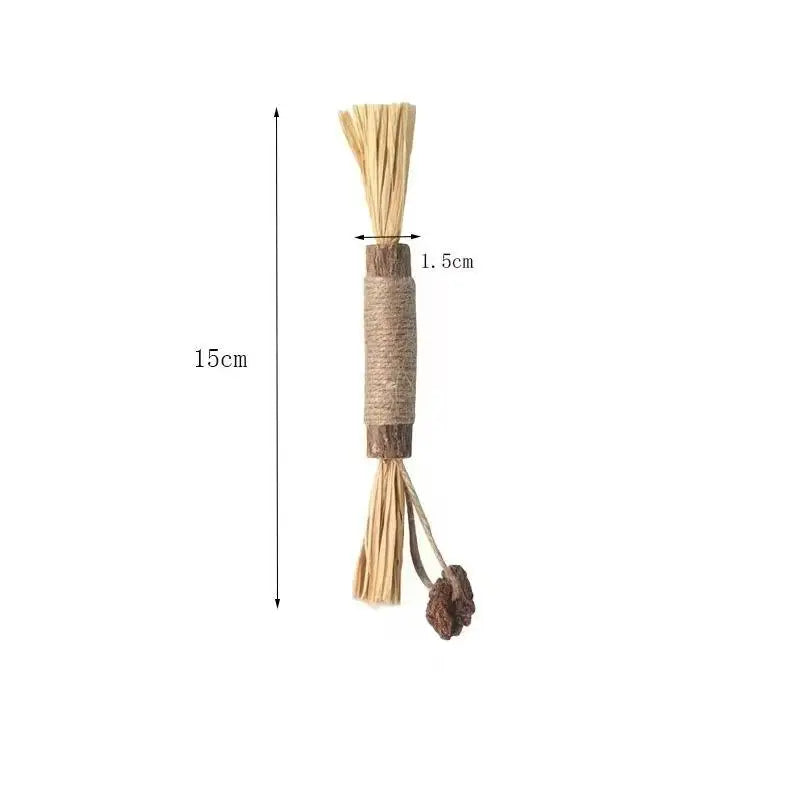 Gato Toys Natural Wood Knotweed Teething Sticks Insect Galls