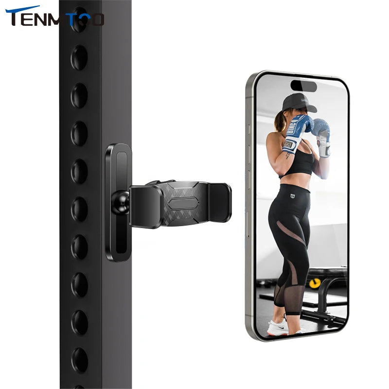 Tenmtoo Gym Magnetic Phone Holder 360 Adjustable Stand for MagSafe...