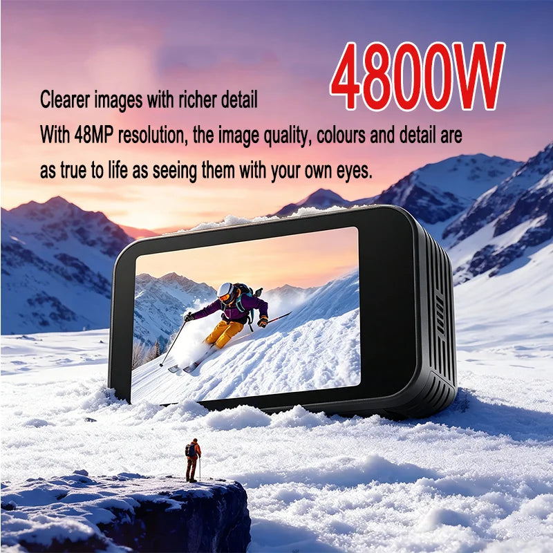 5K Action Camera - 4K60fps 2.0'' - Touchscreen Recording Cam
