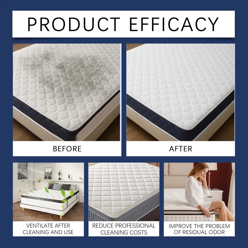 Mattress Cleaner 150Ml Household Deep Cleaning Solution For Mattresses & Carpets Removes Oil Stains And Dirt Revitalizes Fabrics