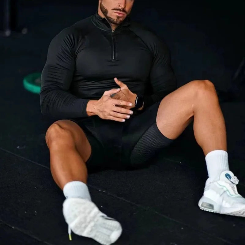 Camiseta Compressão Masculina Manga Longa — Performance Total