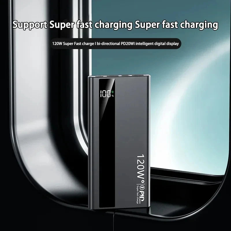 Power Bank 500000mAh 120W Fast Charging Large Capacity Long Endurance