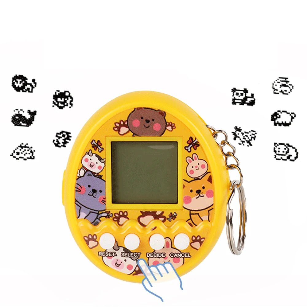Brinquedo Eletrônico Tamagotchi Virtual em Russo Original Alemão Espanhol Polonês, Brinquedos de Animais Digitais Pixel para Crianças