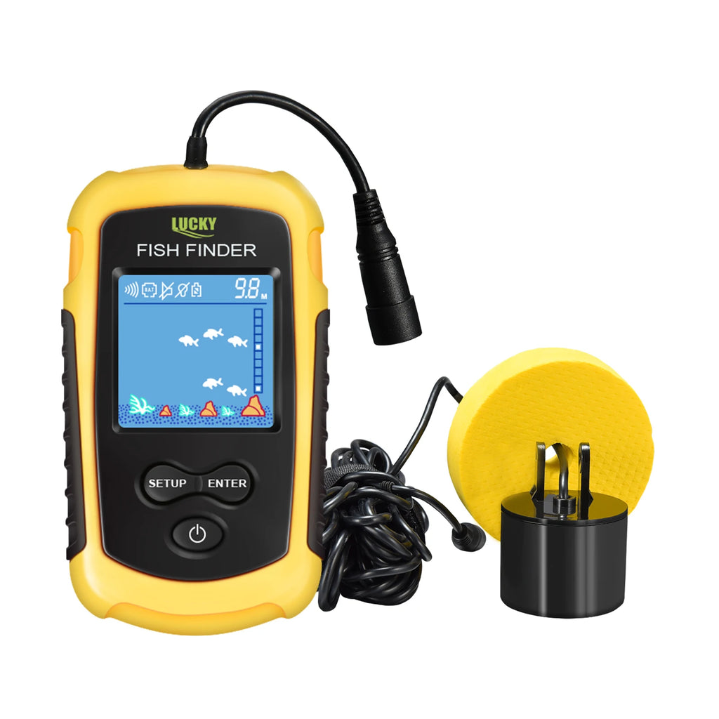 Sonda Localizadora de Peixes Portátil LUCKYLAKER FFC1108-1 100M