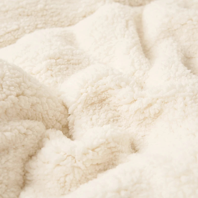 Spring Imitation Lambswool Multi-functional Blanket Queen Blankets for Bed Soft Plush Comfortable Milk Fleece Blanket for Throw