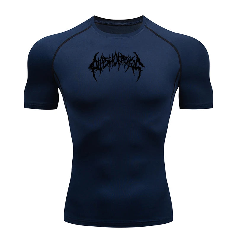Camiseta Compressão Masculina Manga Longa — Corrida e Academia