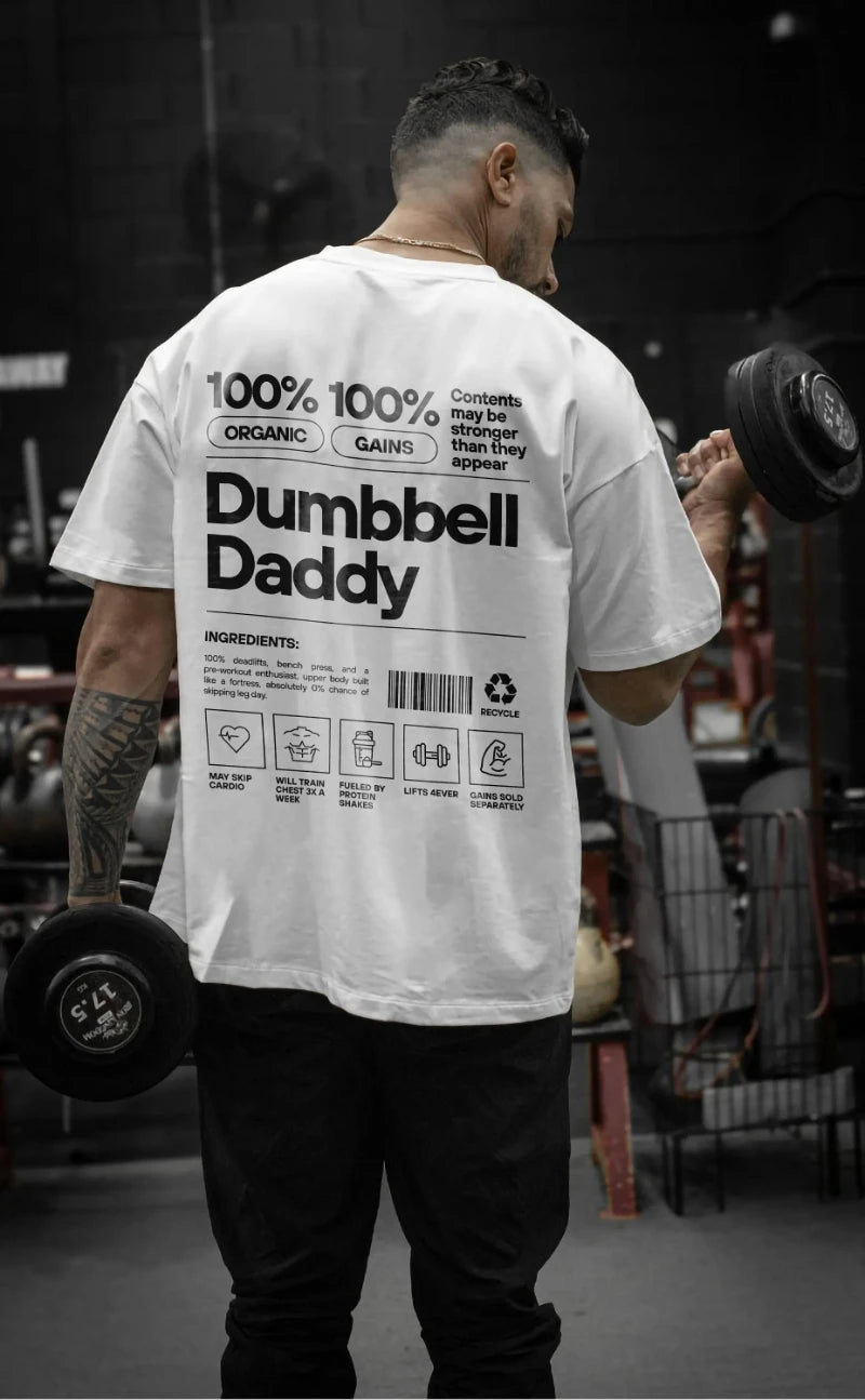 Camiseta de Academia 2025, Camiseta de Treino Masculina e Feminina, Camiseta Halteres, Camiseta Legal de Academia, Blusa de Algodão Confortável e da Moda