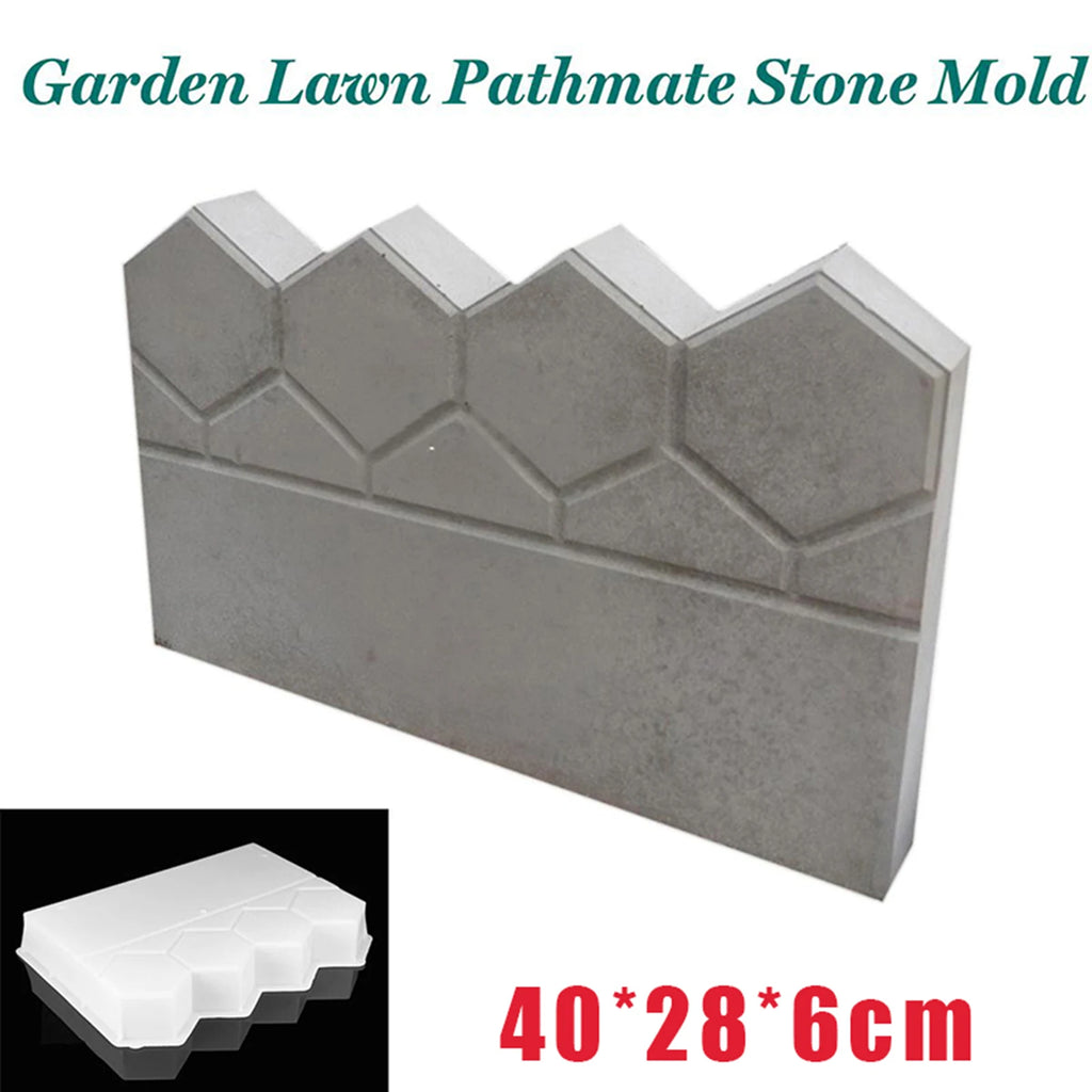WonderNest Garden Edging Concrete Molds DIY Path