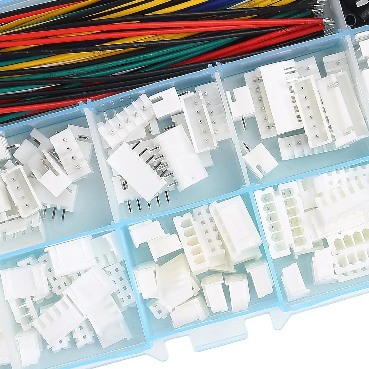 Kit de Conectores JST-XH 2,54mm Macho/Fêmea e Cabo
