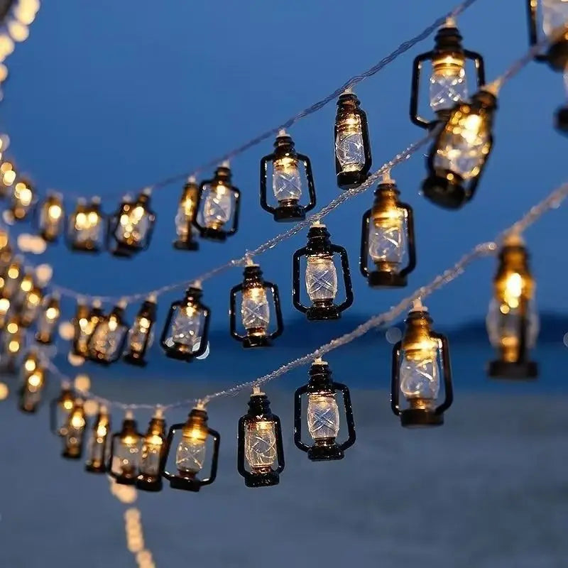 WonderNest Gradient Gray Chandelier 8 Heads Black