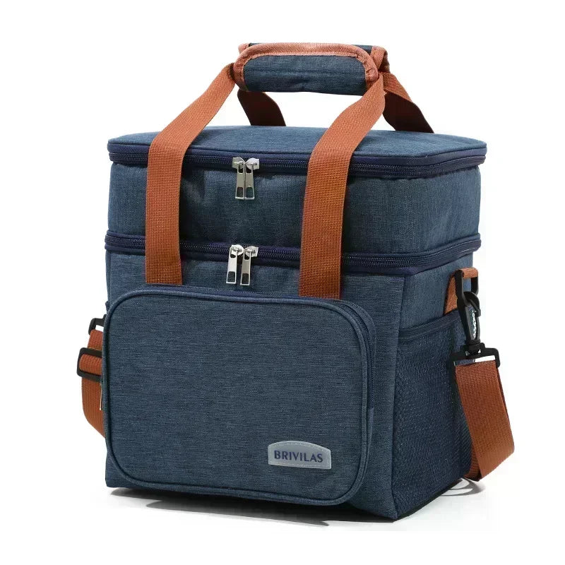 Hot Sale Insulated Lunch Bag with Ice Pack, Extra Thick Thermal...
