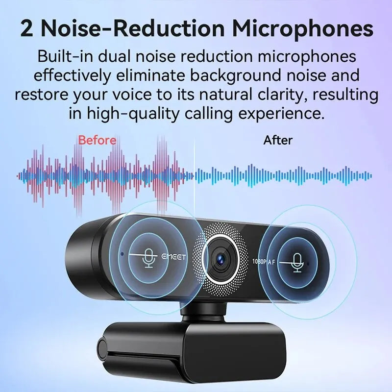 4K Webcam 1440P - 2K Web - Camera 1080P EMEET