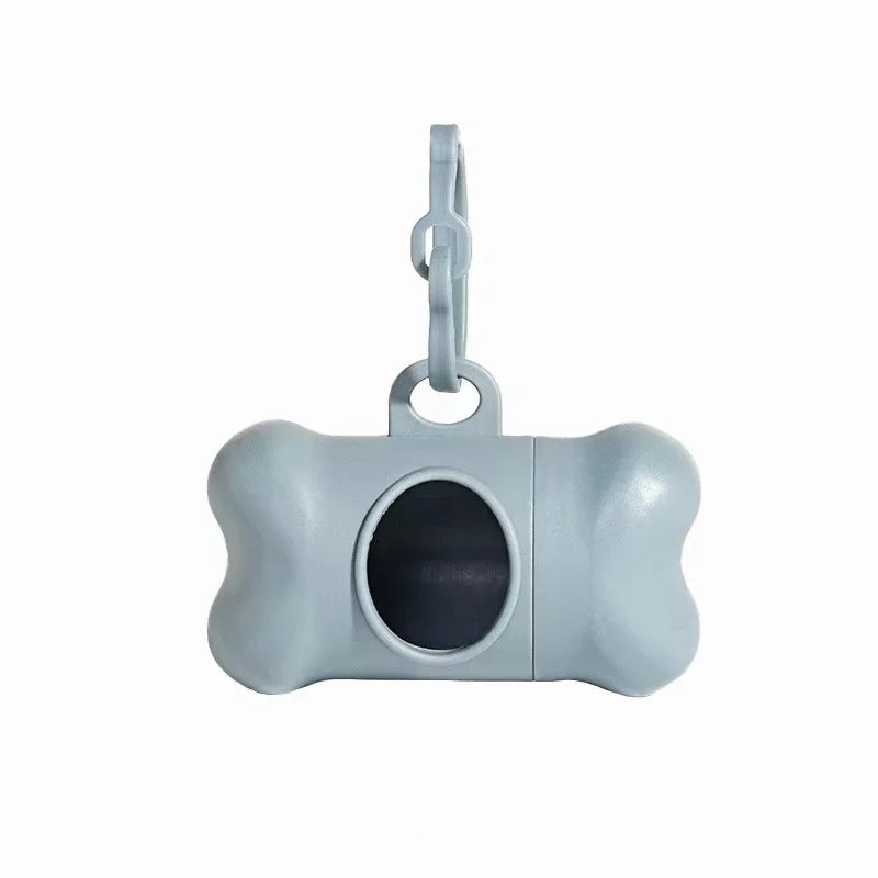 1/2/3/4/10pcs Bone Shaped Pet Garbage Bag Dispenser for Dogs Carrying Cleaning Supplies When Going Out