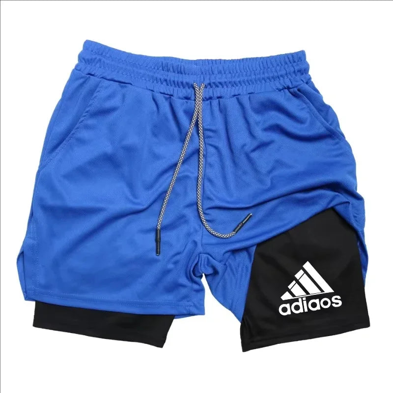 Men's compression shorts running training sports shorts summer gym...