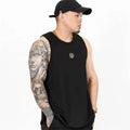 Men's Brand Gym Stringer Tank Top Men Bodybuilding Vest Cotton Sleeveless Shirt Fitness Vest Singlet Sportwear Workout Tanktop