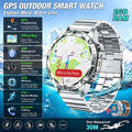 2026 Mapa Offline Novo Smartwatch 3ATM à Prova D'água GPS Navegação Bússola Altímetro Lanterna Masculino 170+ Esportes Pulseira Masculino Feminino