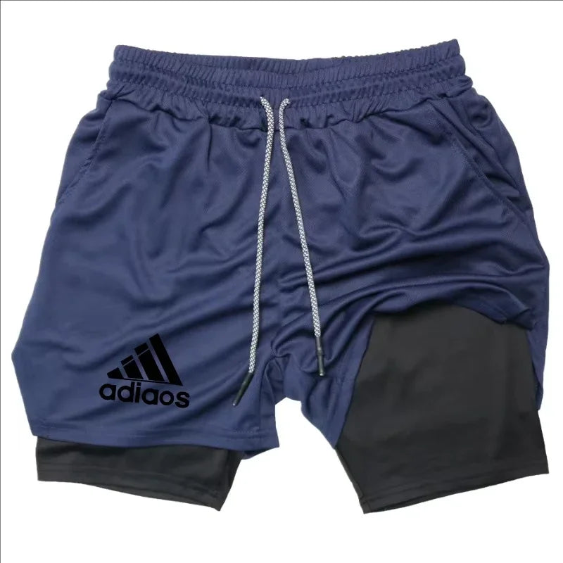 Men's compression shorts running training sports shorts summer gym...