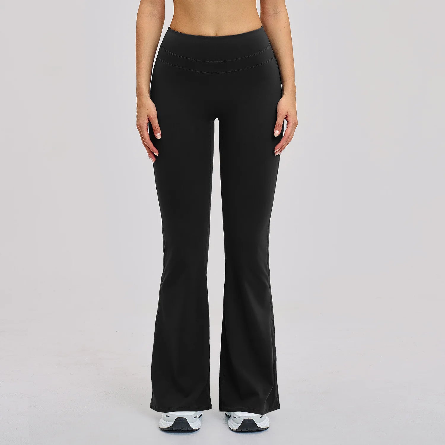 Wide-leg Pants Women's High Waist Yoga Leggings High Stretchy Butt Lifting Breathable Sports Pants for Women Gym Flared Leggings