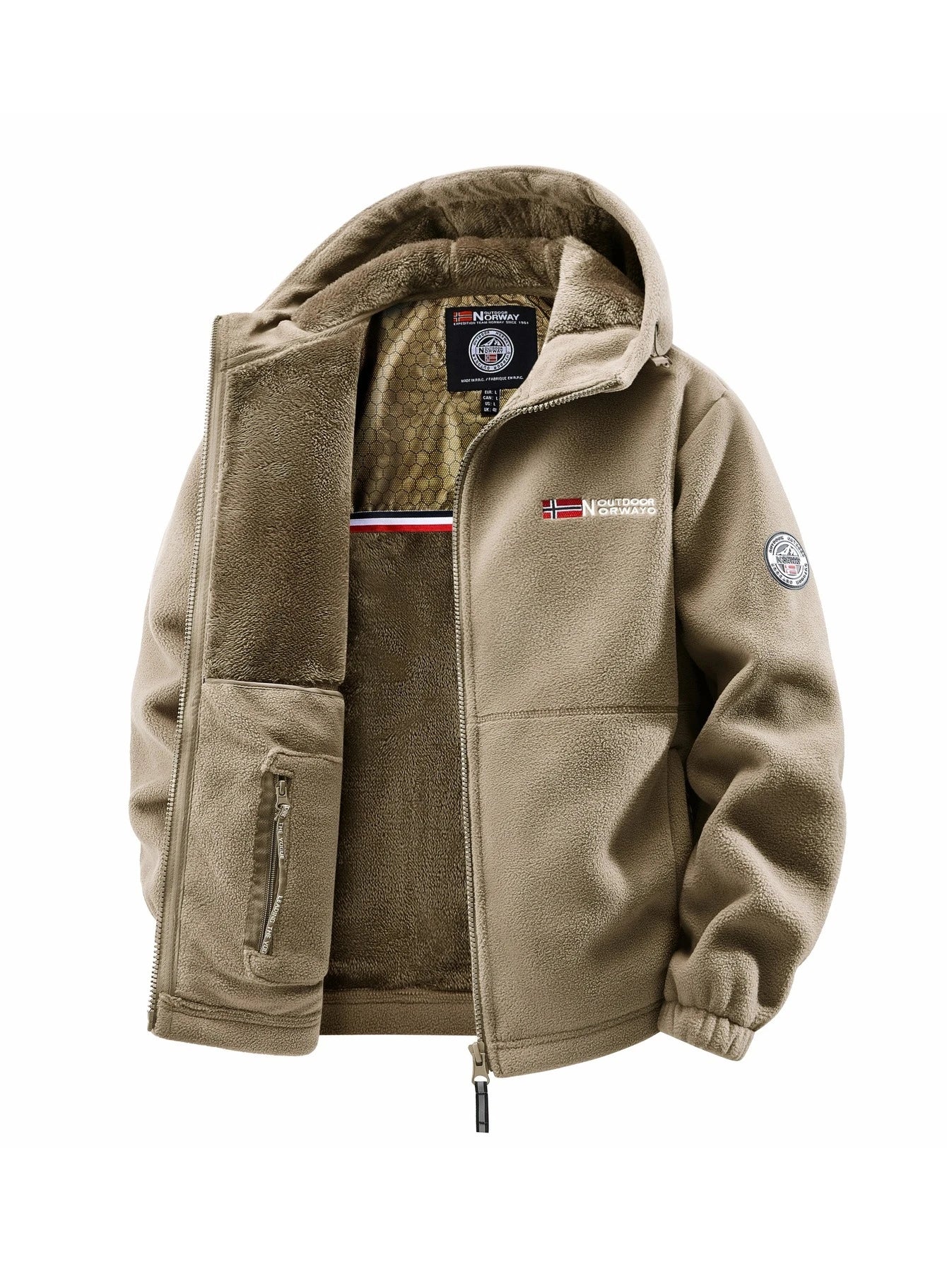 Jaqueta Masculina de Outono e Inverno com Capuz para Atividades ao Ar Livre, Adequada para Uso Diário em Casa, para Viagens, Festas, Deslocamentos, Moda Versátil para o Ar Livre, Aprimora...