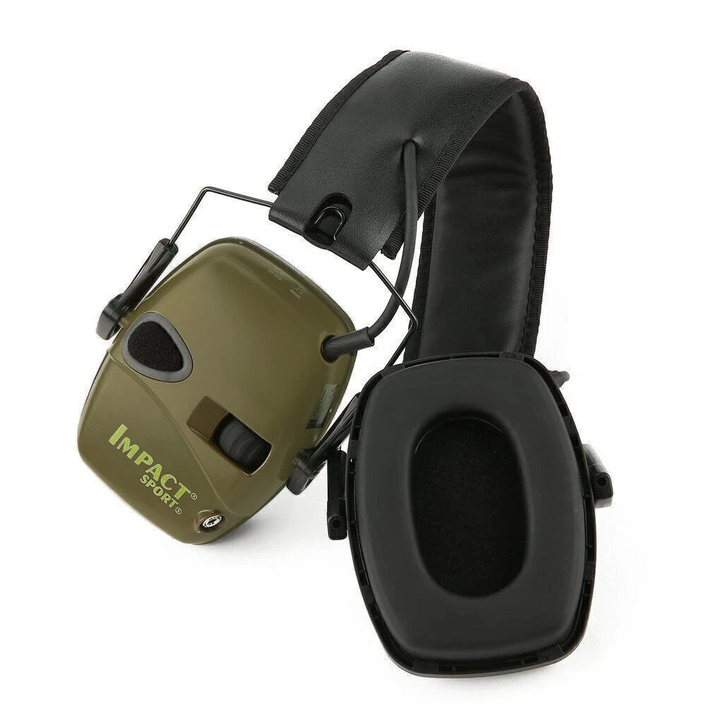 Novo Headset Eletrônico de Tiro para Proteção Auditiva, Fones de Ouvido com Redução de Ruído, Protetor Auricular Tático Ativo para Caça