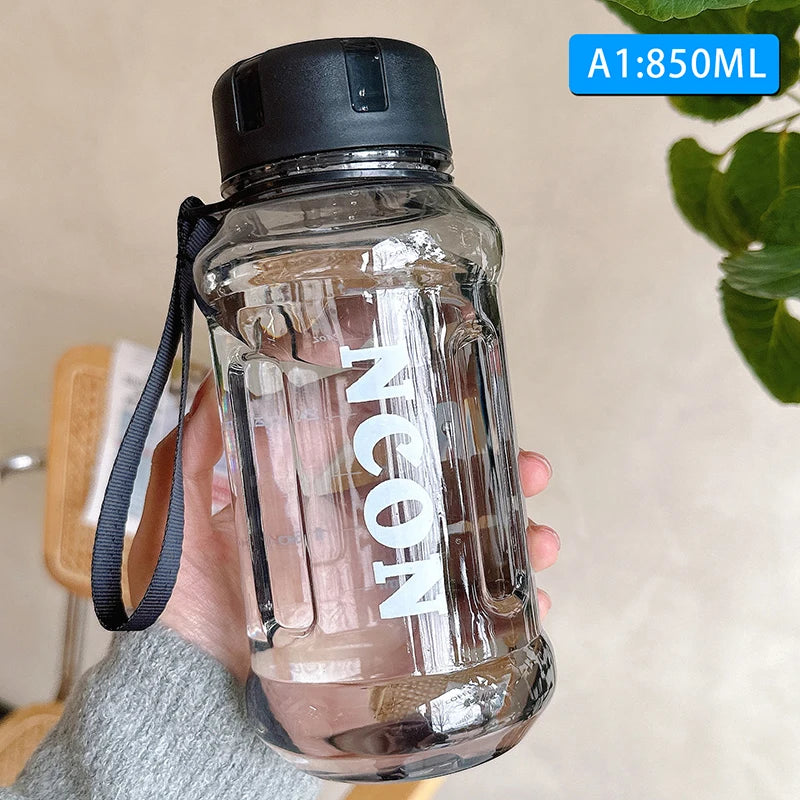 Large Capacity2500/1700ML Water Bottle With Straw Lid Sports Gym Water Kettle For Camping Travel BPA Free Drinking Bottles